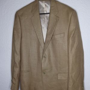 Ralph Ralph Lauren Biege Suit Jacket 40 Long CLEAN